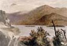 Scout Hill et le fort William Henry, lac George ca. 1838