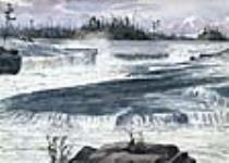 Les chutes Chaudière, vues de Bridge House, Ottawa ca. 1836-1842
