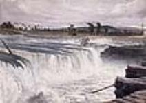 La fente des chutes Chaudière ca. 1836-1842