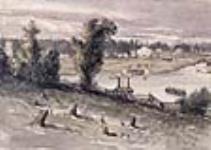 Merrickville, rivière Rideau ca 1838
