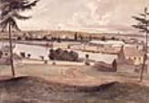 Les forts Henry et Frederick et la caserne Tête du Pont, à Kingston, vus de la vieille redoute August, 1841