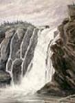 Les chutes Montmorency vues d'en bas, juillet 1838 July, 1836