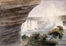 Les chutes Horseshoe, vues de l'île Goat, Niagara ca. 1838
