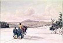 Crossing Lake Etchemin on the Ice, Dec. 12, 1836 December 12, 1836