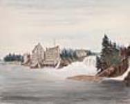 Les moulins McKay, rivière Rideau, Ottawa ca. 1930