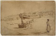 La ville de Québec vue du chantier maritime Davy, 24 juillet 1830 July 24, 1830