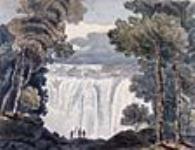 Partie de la chute du fort Hausser, Niagara janvier, 1804
