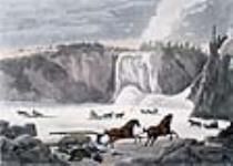 Les chutes Montmorency en hiver 1807