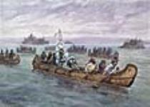 Frontenac en route pour Cataraqui, 1690 ca. 1897-1930