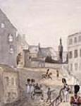 View of Quebec Loooking up from the Prescott Gate, ca. 1838-1840