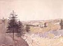 Le bassin Bedford vu du sommet de la carrière de granit, en amont de l'île Melville 21 May 1842
