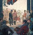 The Arrival of Lord Sydenham Governor General.  Opening of the Union Parliament, Kingston, 1841 1927
