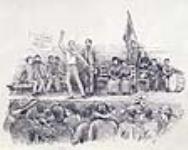 Salvation Army meeting, Calgary ca. 1887