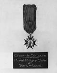 Croix de saint-Louis / Ordre royal et militaire de saint-Louis 1820