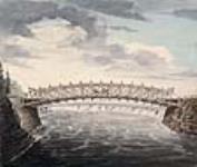 Bridges Erected Across the Ottawa River at the Chaudière Falls (Truss Bridge) suivant 1827