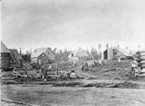 Vue de Log City le long du chemin de fer intercolonial June-Aug. 1875
