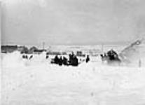 We attack in the snow ca. 1885