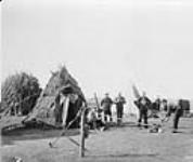 "Camp, 'B' Battery, Prince Albert" 1885.