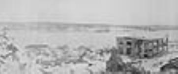 Vue nord-sud des dommages causés par l'explosion d'Halifax 6 Dec. 1917