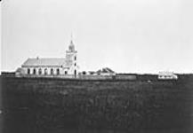 St. Paul's Church, Parsonage and School House, 8 1/2 miles below [Upper] Fort Garry. (Church of England) 1858.