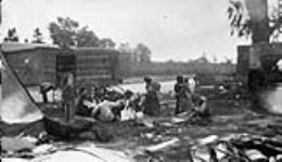 Gypsy camp, Peterboro, Ontario 1909