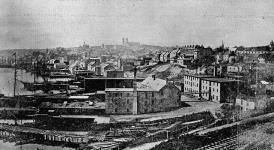 View of St. John's, looking west, before the fire of 1892 before 1892