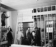 Japanese labour employed in the construction of the New Denver (B.C.) camp hospital Vers 1943