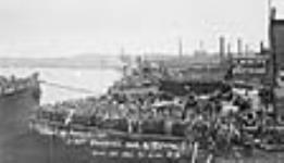 Scenes at the embarkation of 26th Battalion and Ammunition Column, C.E.F., June 13, 1915 13 June 1915