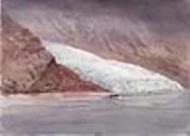 Glacier sur la rive sud de la baie Barden septembre 12, 1876