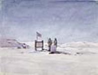 La tombe du capitaine Hall à la baie Polaris mai 13, 1876