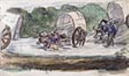 Crossing Pine Creek June 1862