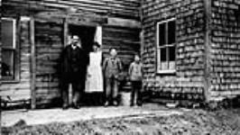 Mr. and Mrs. J.H. Sotheran who, in one year, have made a great start near New Liskeard, Ontario 1928