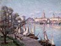 Le port de La Rochelle, vu du quai Valin 1921