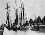 View on the Welland Canal ca. 1885