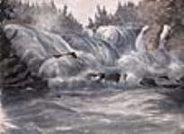 Les chutes de Shawinigan, rivière Saint-Maurice 1842