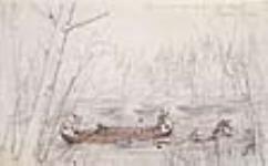 Passin the Line: Hauling a Canoe up a Rapid on the Ottawa River ca. 8 May 1845