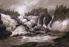 Les chutes de Shawinigan, rivière Saint-Maurice 1842