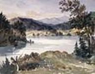 Lake Champlain from Fort Ticonderoga, New York 1842
