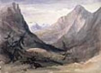 Vallée dans les Rocheuses juillet 24, 1845