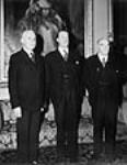 Rt. Hon. Louis St. Laurent, Prime Minister of Canada, with Viscount Alexander and Rt. Hon. W.L. Mackenzie King, Rideau Hall 10 Nov. 1948