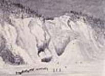 Les chutes Montmorency en hiver ca. 1873