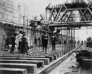 Construction of the Sault Ste. Marie Canal Nov. 1893
