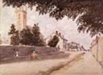 La rue Granville vue des portes de l'Hôtel du Gouverneur, Halifax, Nouvelle-Écosse, 1840 5 September 1840