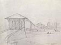 Le pont de Trent, baie de Quinte octobre, 1845
