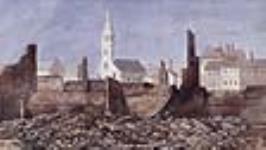 Après l'incendie de Halifax 1859