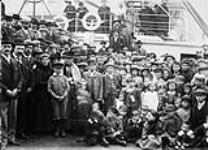 Welsh Patagonians leaving England for Canada on the SS Numidian of the Allan Line, June 12, 1902