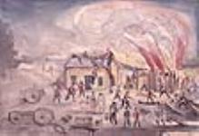 Detachment of the 76th Regiment Putting out a Fire, St. Andrew's 1854