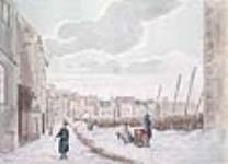 Winter View of Cul-de-Sac Street, Lower Canada 1830