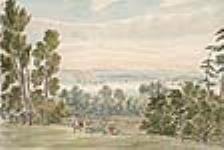 Vue de Québec depuis le domaine de sir John Caldwell, Bas-Canada ca. 1830