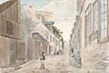 La rue du Sault-au-Matelot à Québec, Bas-Canada 1830